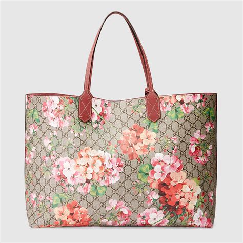 blooms tote gucci